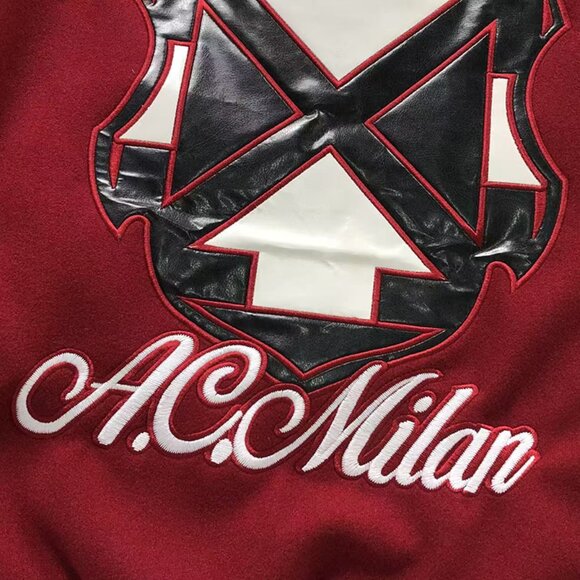 Off-White x A.C. Milan Varsity Jacket - Picture 8 of 15